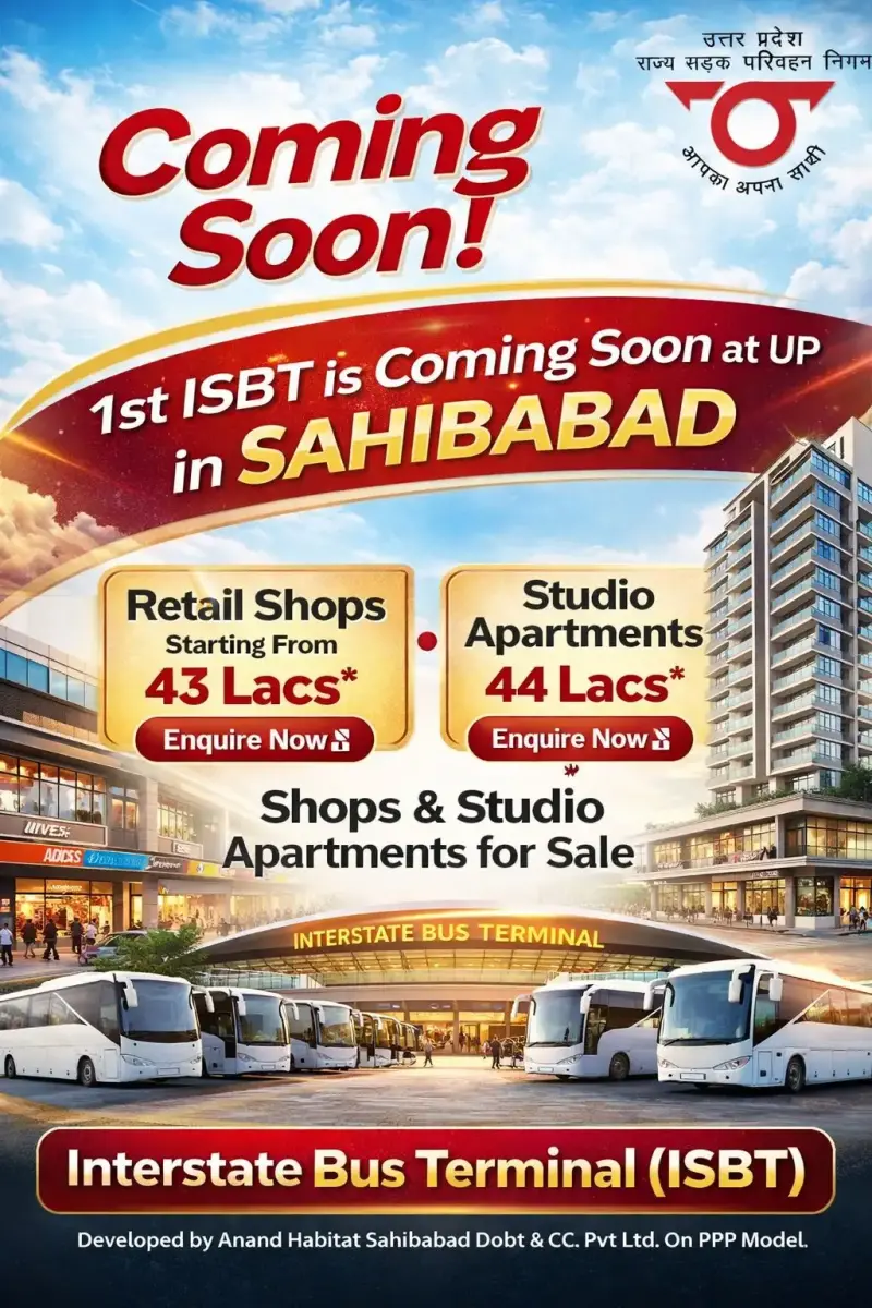 Verified Commercial Property in Ghaziabad  - SHOPS AND STUDIO APPARTMENTS TO EARN 24 HOURS | Bhavya Ventures